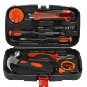 9 Pcs Home Hand Tool Set Home Woodworking Combo Tool Box Auto Repair Kit Power Tool Box Gift Tool Kit Hand Garden Tools