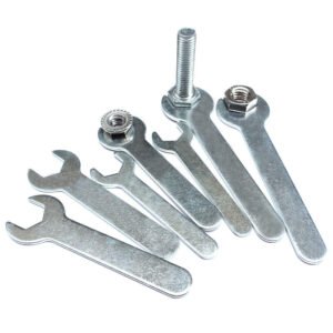 8mm, 10mm, 12mm, 13mm galvanized steel hardware hand wrench, key wrench, double stamped open-end wrench