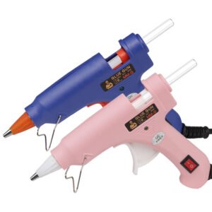 20W Hot Melt Glue Gun DIY Mini Household Industrial Gun, Electric Repair Tool Compliant with EU Standards, Using 7mm Glue Sticks